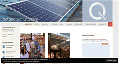 Desktop Screenshot of nottinghamquakers.org.uk
